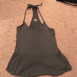 Hollister tank. Size xs. Olive green color.